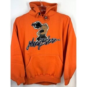 Johnny Blaze Orange Pullover Hoodie 2XL Wu Tang Tyson‎ Boxing Gloves Streetwear